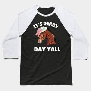 Funny Derby Day Horse Racing Party Baseball T-Shirt